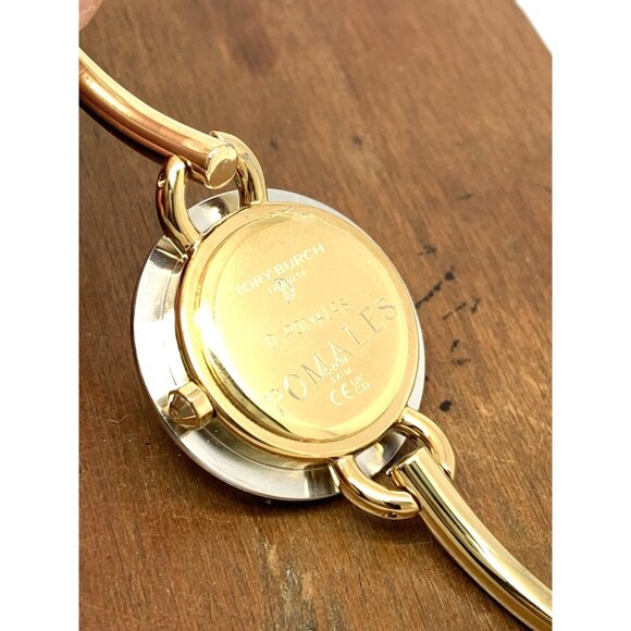 Tory Burch Women's Watch TBW6214SET Gold Cream Dial Bangle Interchangeable Bezel - Picture 7 of 15
